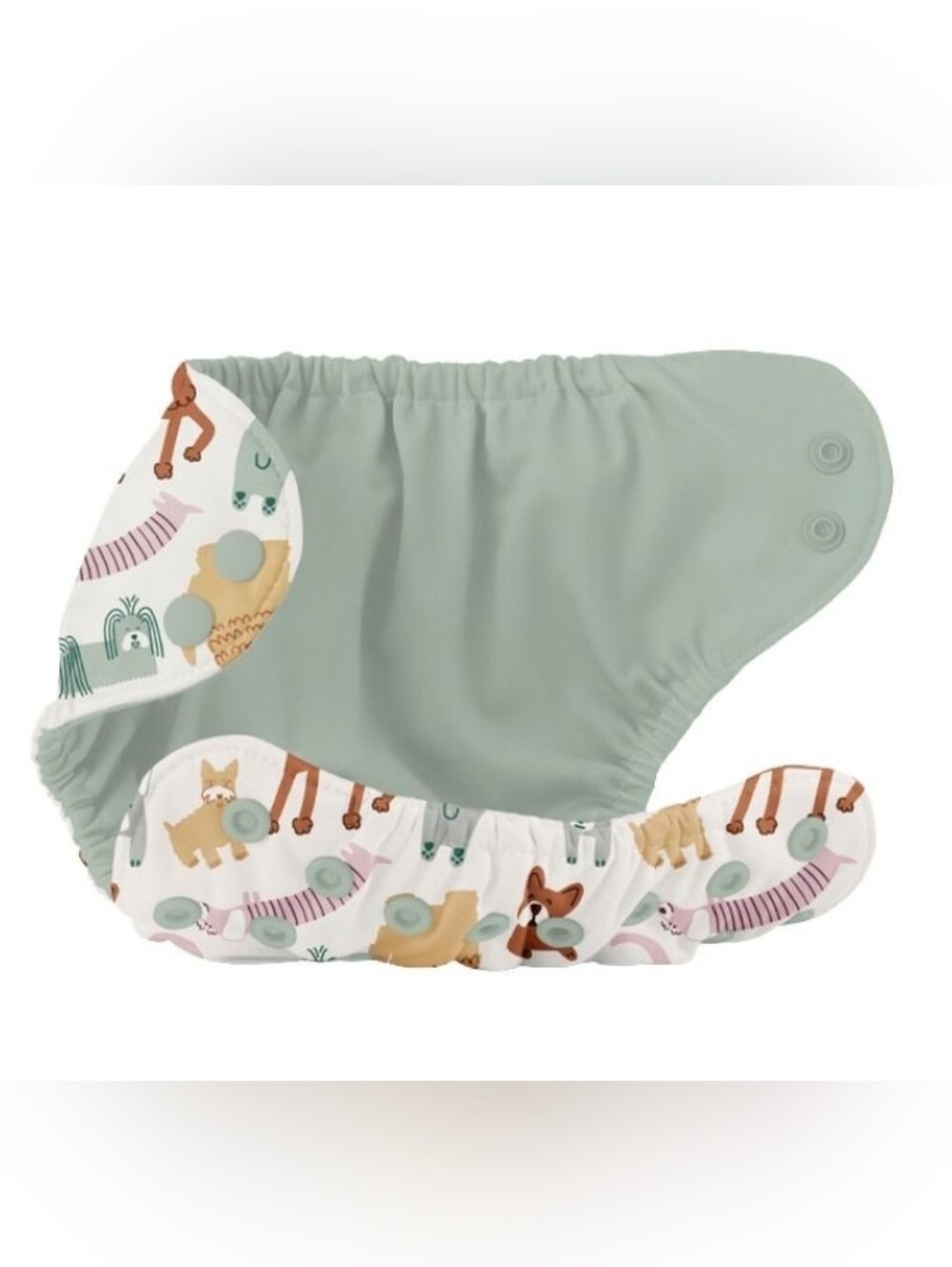 Esembly Cloth Diaper Cover - Reusable Swim Diaper, Waterproof Size 1 - Picture 2 of 5